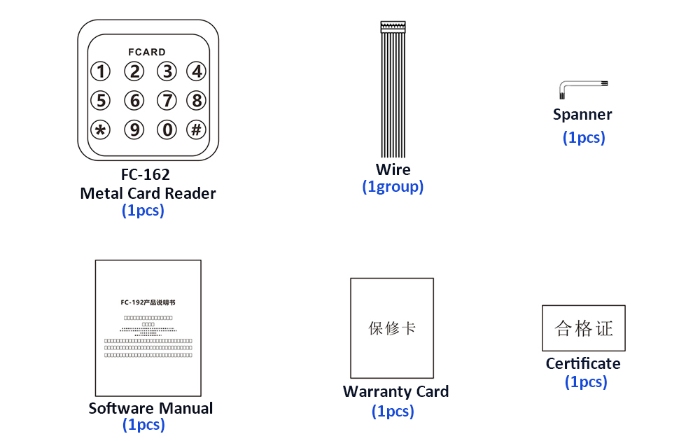 Keyboard RFID Card Reader Accessories