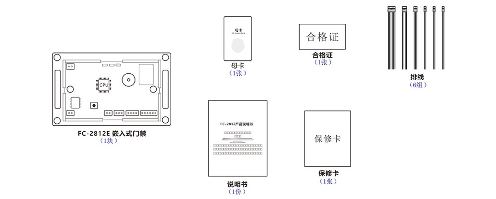 嵌入式门禁清单图