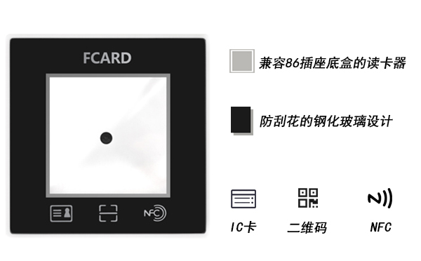 二维码门禁读卡器的特点